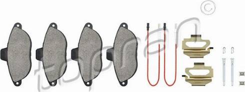 Topran 723 271 - Set placute frana,frana disc aaoparts.ro