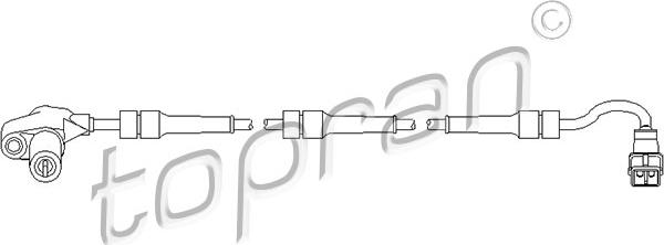 Topran 722 660 - Senzor,turatie roata aaoparts.ro