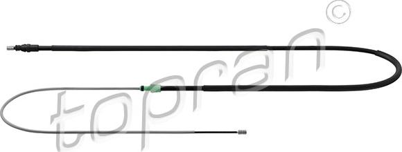 Topran 722 075 - Cablu, frana de parcare aaoparts.ro