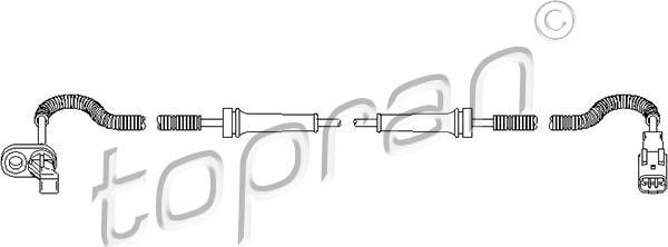 Topran 722 808 - Senzor,turatie roata aaoparts.ro