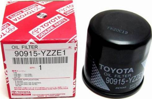 TOYOTA 90915YZZE1 - Filtru ulei aaoparts.ro