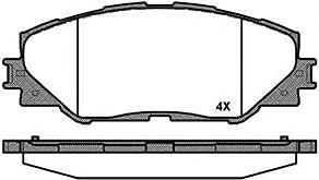 TOYOTA 0446502230 - Set placute frana,frana disc aaoparts.ro