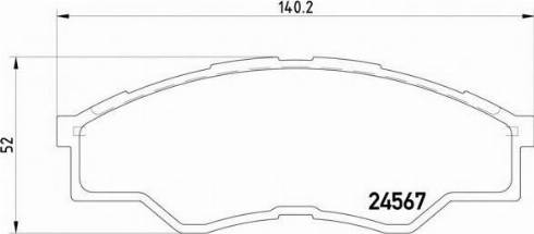 TOYOTA 04465-0K160 - Set placute frana,frana disc aaoparts.ro