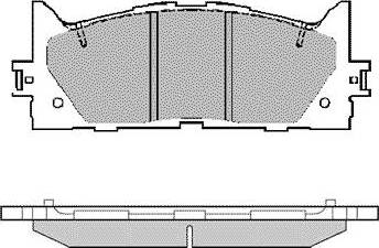 TOYOTA 0446533471 - Set placute frana,frana disc aaoparts.ro