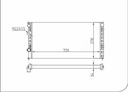 TQ 57225 - Radiator, racire motor aaoparts.ro