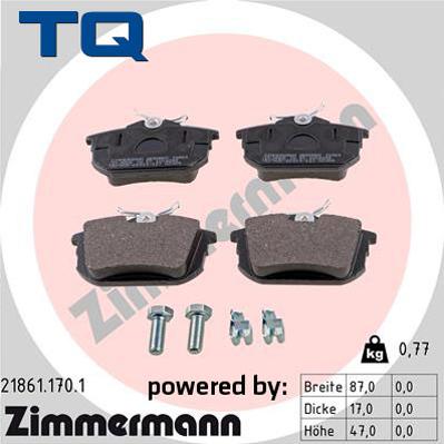 TQ 244697 - Set placute frana,frana disc aaoparts.ro