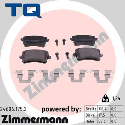 TQ 244752 - Set placute frana,frana disc aaoparts.ro