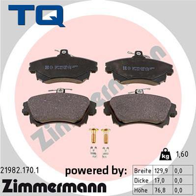 TQ 244704 - Set placute frana,frana disc aaoparts.ro