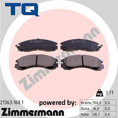 TQ TQ-BP0194 - Set placute frana,frana disc aaoparts.ro
