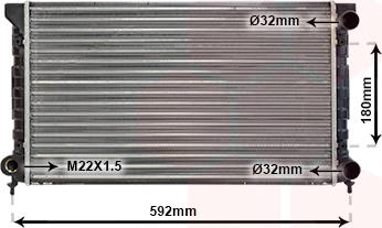 TQ TQ-58002071 - Radiator, racire motor aaoparts.ro