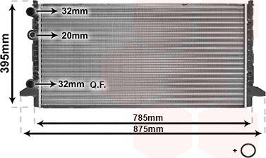TQ TQ-58002121 - Radiator, racire motor aaoparts.ro