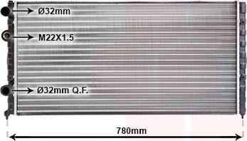 TQ TQ-58002122 - Radiator, racire motor aaoparts.ro