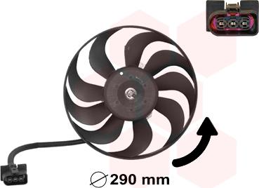 TQ TQ-5888745 - Ventilator, radiator aaoparts.ro