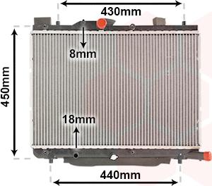 TQ TQ-52002122 - Radiator, racire motor aaoparts.ro