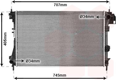 TQ TQ-37002340 - Radiator, racire motor aaoparts.ro