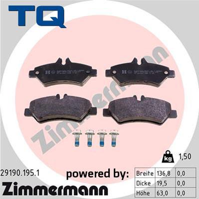 TQ TQ-BP0098 - Set placute frana,frana disc aaoparts.ro