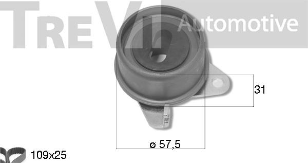 Trevi Automotive KD1479 - Set curea de distributie aaoparts.ro