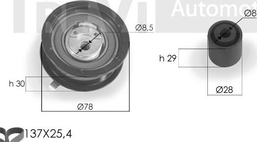 Trevi Automotive KD1097 - Set curea de distributie aaoparts.ro