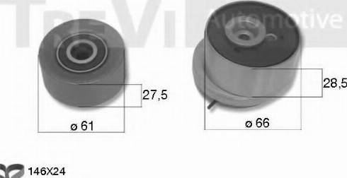 Trevi Automotive KD1382 - Set curea de distributie aaoparts.ro