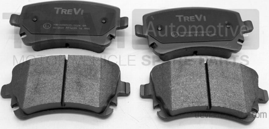 Trevi Automotive PF1639 - Set placute frana,frana disc aaoparts.ro