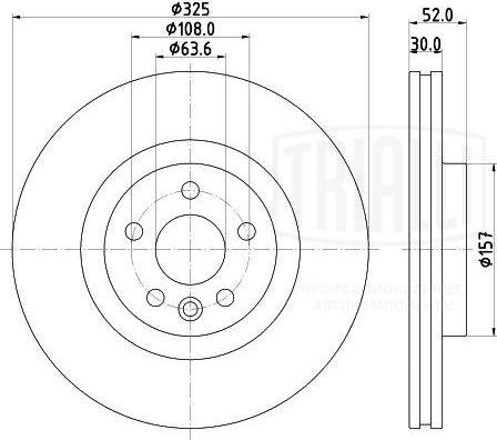 Trialli DF 190424 - Disc frana aaoparts.ro