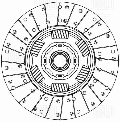 Trialli FD 404 - Placa de presiune, ambreiaj aaoparts.ro