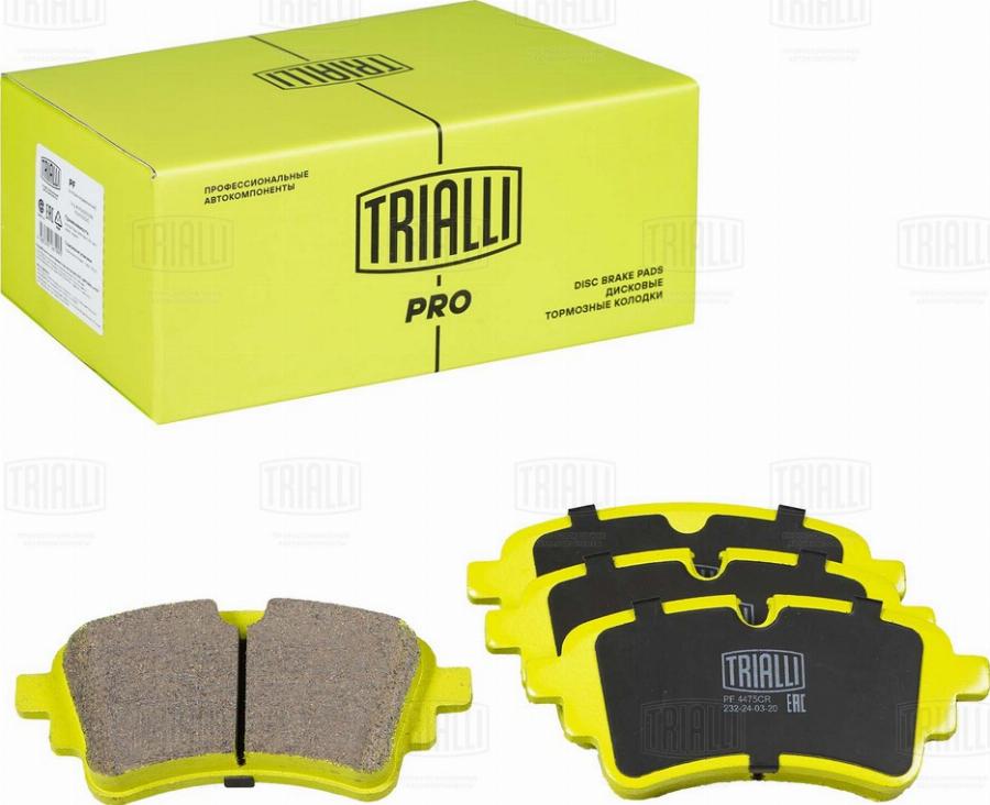 Trialli PF 4475CR - Set placute frana,frana disc aaoparts.ro