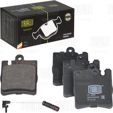 Trialli PF 4059 - Set placute frana,frana disc aaoparts.ro