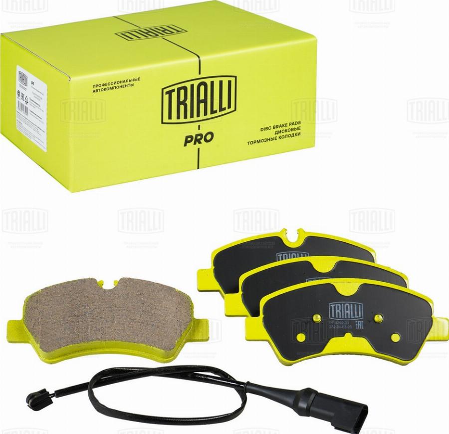 Trialli PF 4392CR - Set placute frana,frana disc aaoparts.ro