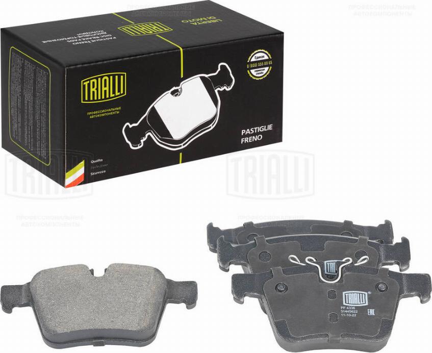 Trialli PF 4336 - Set placute frana,frana disc aaoparts.ro