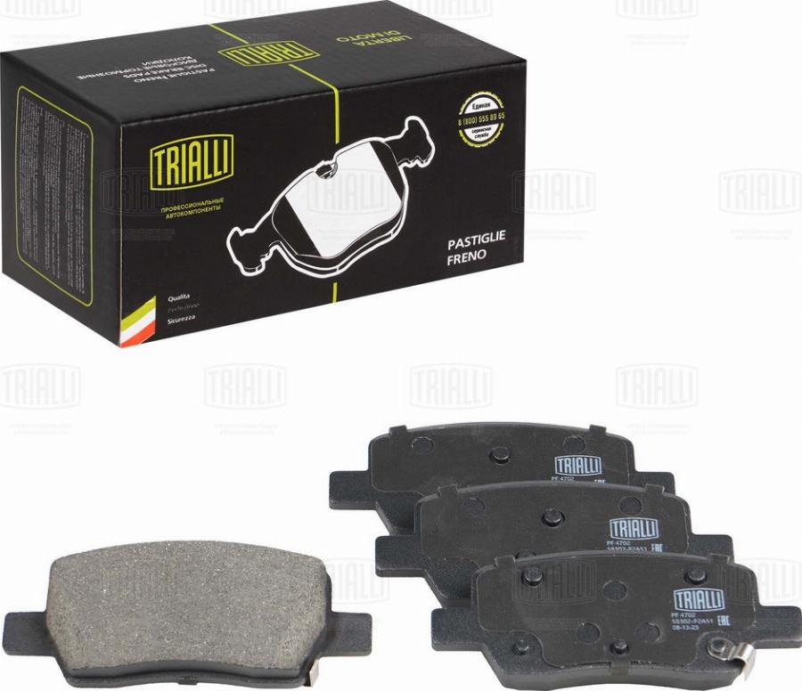 Trialli PF 4702 - Set placute frana,frana disc aaoparts.ro