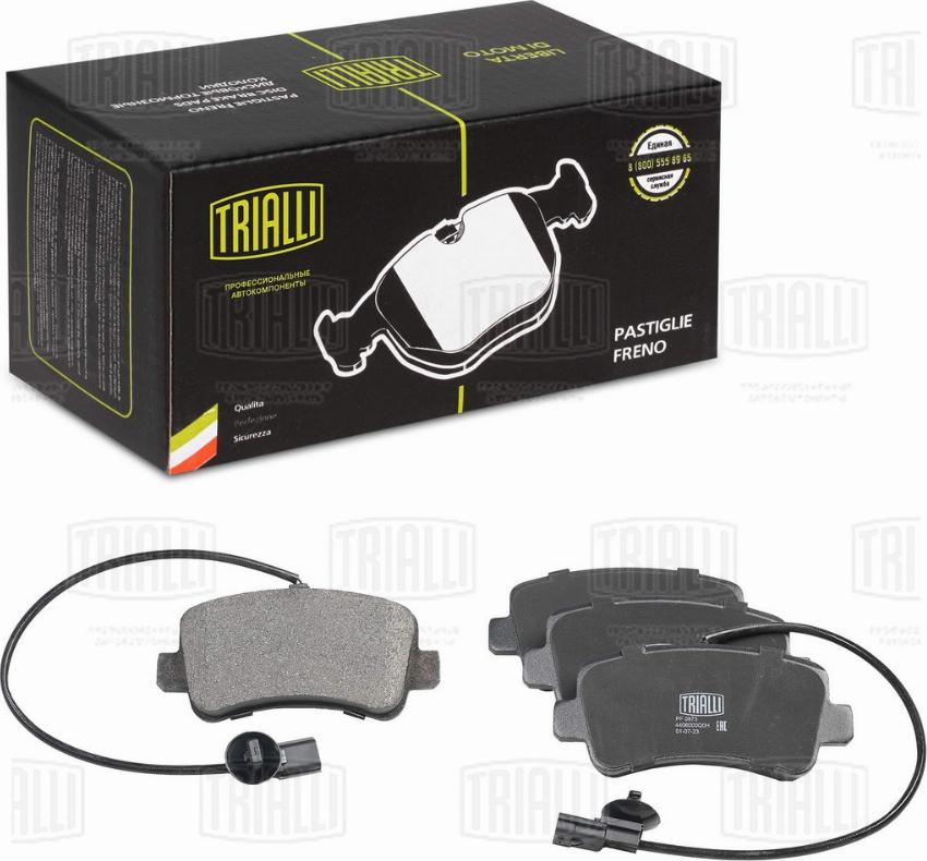 Trialli PF 0973 - Set placute frana,frana disc aaoparts.ro