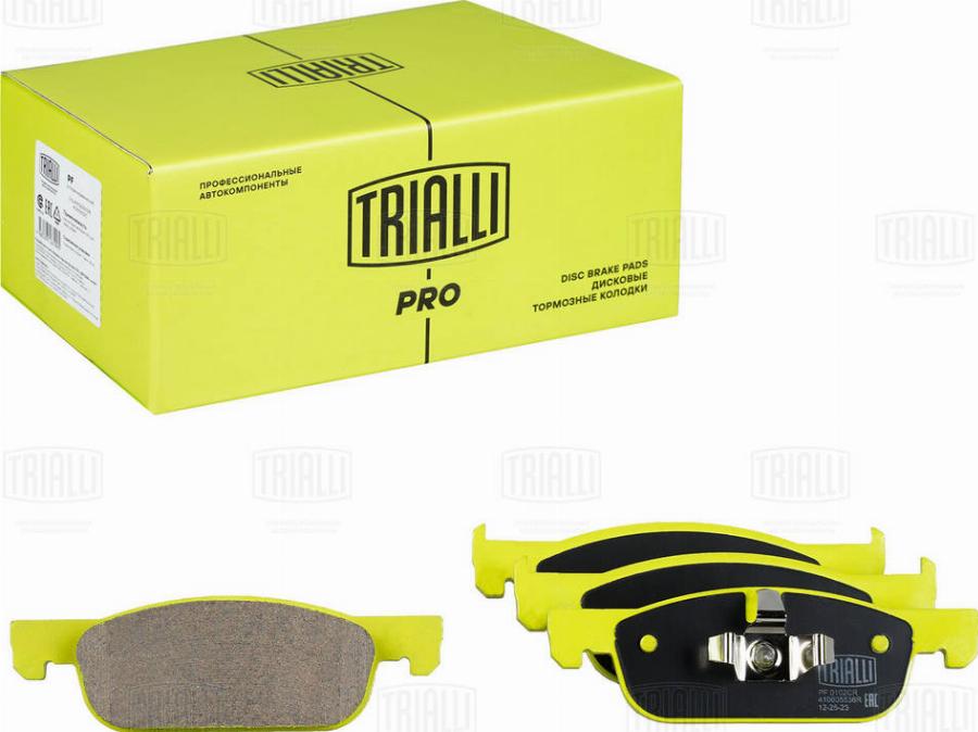 Trialli PF 0102CR - Set placute frana,frana disc aaoparts.ro