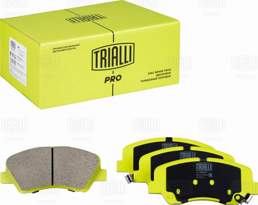 Trialli PF 0806CR - Set placute frana,frana disc aaoparts.ro