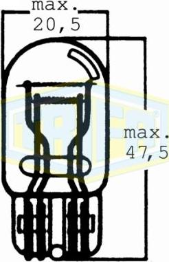 Trifa 01791 - Bec, lampa frana aaoparts.ro