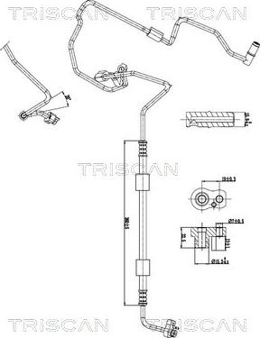Triscan 9010 29095 - Conducta presiune variabila,aer conditionat aaoparts.ro