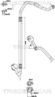 Triscan 9010 29020 - Conducta presiune variabila,aer conditionat aaoparts.ro