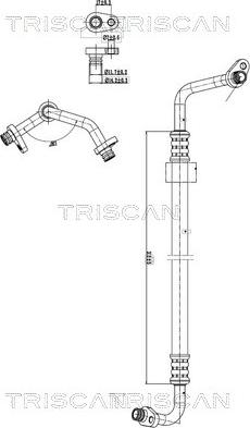 Triscan 9010 28006 - Conducta presiune variabila,aer conditionat aaoparts.ro