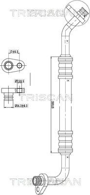 Triscan 9010 28002 - Conducta presiune variabila,aer conditionat aaoparts.ro