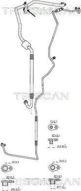Triscan 9010 28106 - Conducta presiune variabila,aer conditionat aaoparts.ro