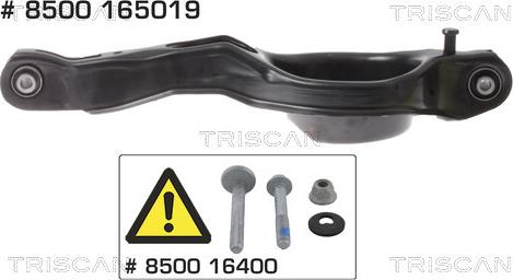 Triscan 8500 165019 - Brat, suspensie roata aaoparts.ro