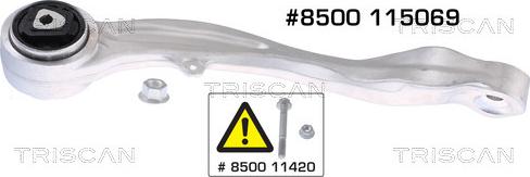 Triscan 8500 115069 - Brat, suspensie roata aaoparts.ro