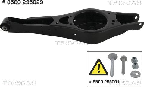 Triscan 8500 295029 - Brat, suspensie roata aaoparts.ro