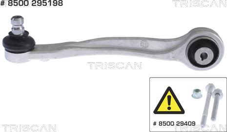 Triscan 8500 295198 - Brat, suspensie roata aaoparts.ro