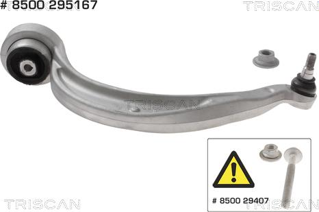 Triscan 8500 295167 - Brat, suspensie roata aaoparts.ro