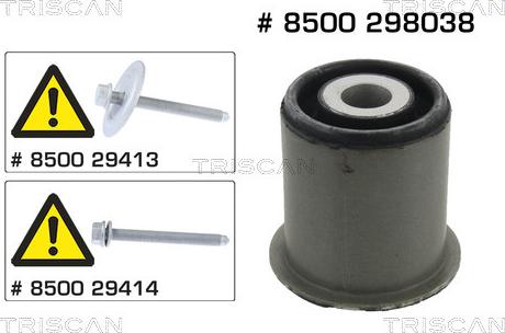 Triscan 8500 298038 - Suport, ax aaoparts.ro