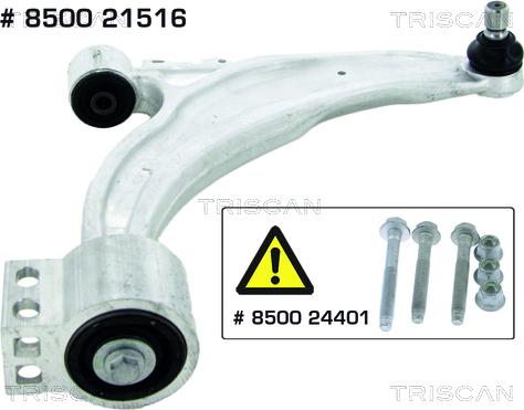 Triscan 8500 21516 - Brat, suspensie roata aaoparts.ro