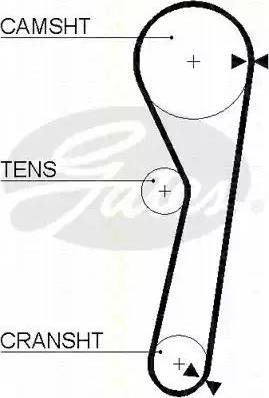 Triscan 8645 5092 - Curea de distributie aaoparts.ro