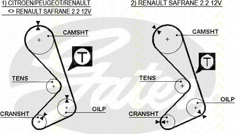 Triscan 8645 5059xs - Curea de distributie aaoparts.ro