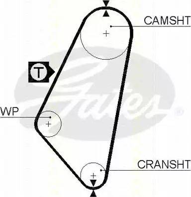 Triscan 8645 5052 - Curea de distributie aaoparts.ro